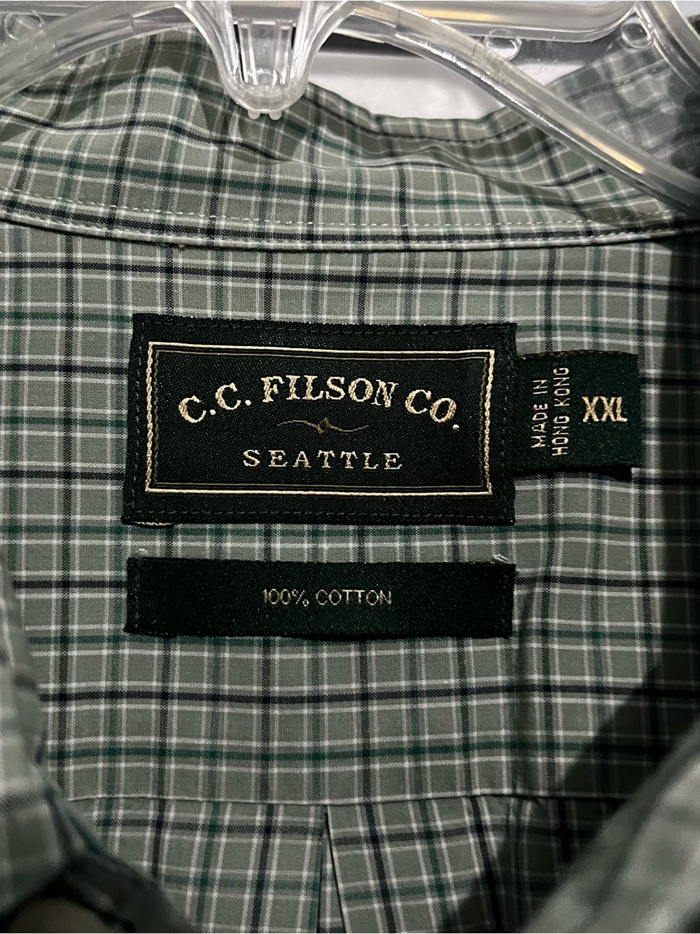 C.C Filson Co Button Down Shirt XXL - Picture 3 of 5